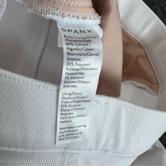 Spanx Jeans Women Small Jean-Ish Skinny White Tummy Control Jegging High Rise - Picture 8 of 8
